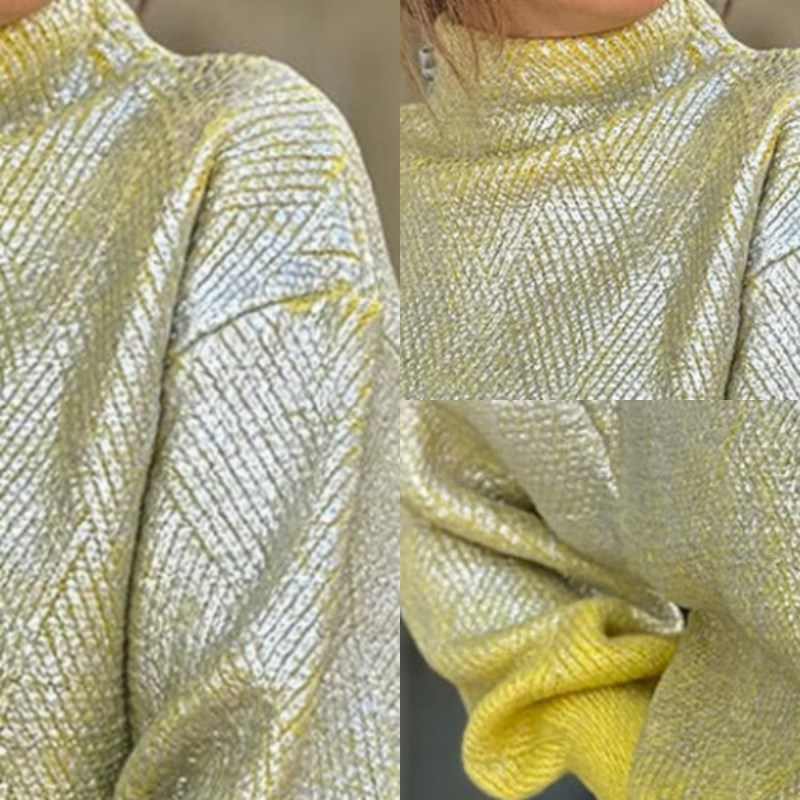 Brielle - Pull Tendance à Col Roulé pour Femmes