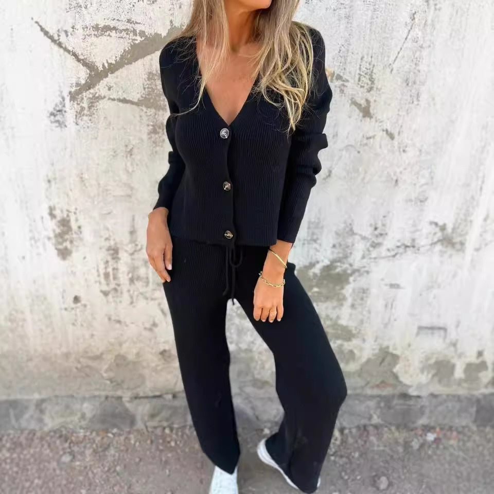 Ilse - Ensemble Cardigan & Pantalon Élégant pour Femmes