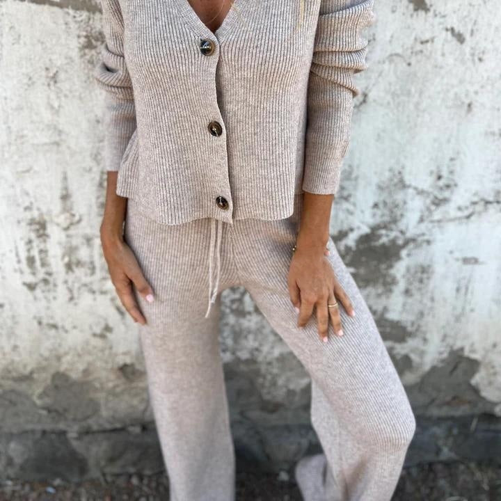 Ilse - Ensemble Cardigan & Pantalon Élégant pour Femmes