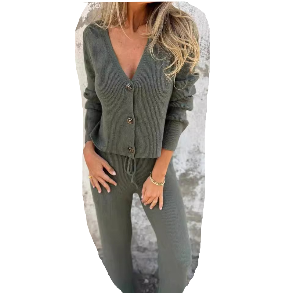Ilse - Ensemble Cardigan & Pantalon Élégant pour Femmes