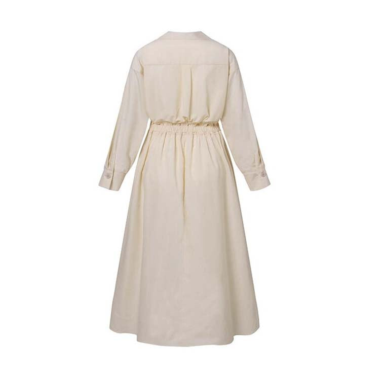 Barbe - Robe Maxi Longue en Coton Lin