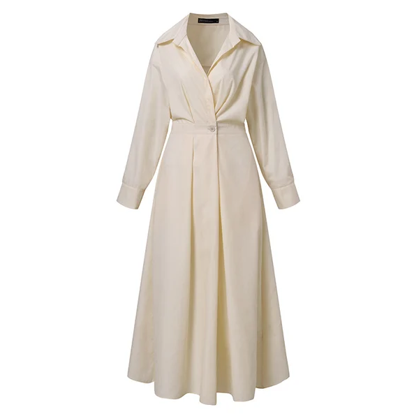 Barbe - Robe Maxi Longue en Coton Lin