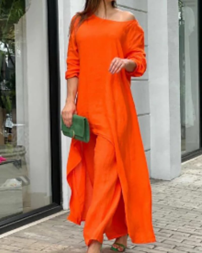 Clarisse - Ensemble Décontracté en Lin pour Femme