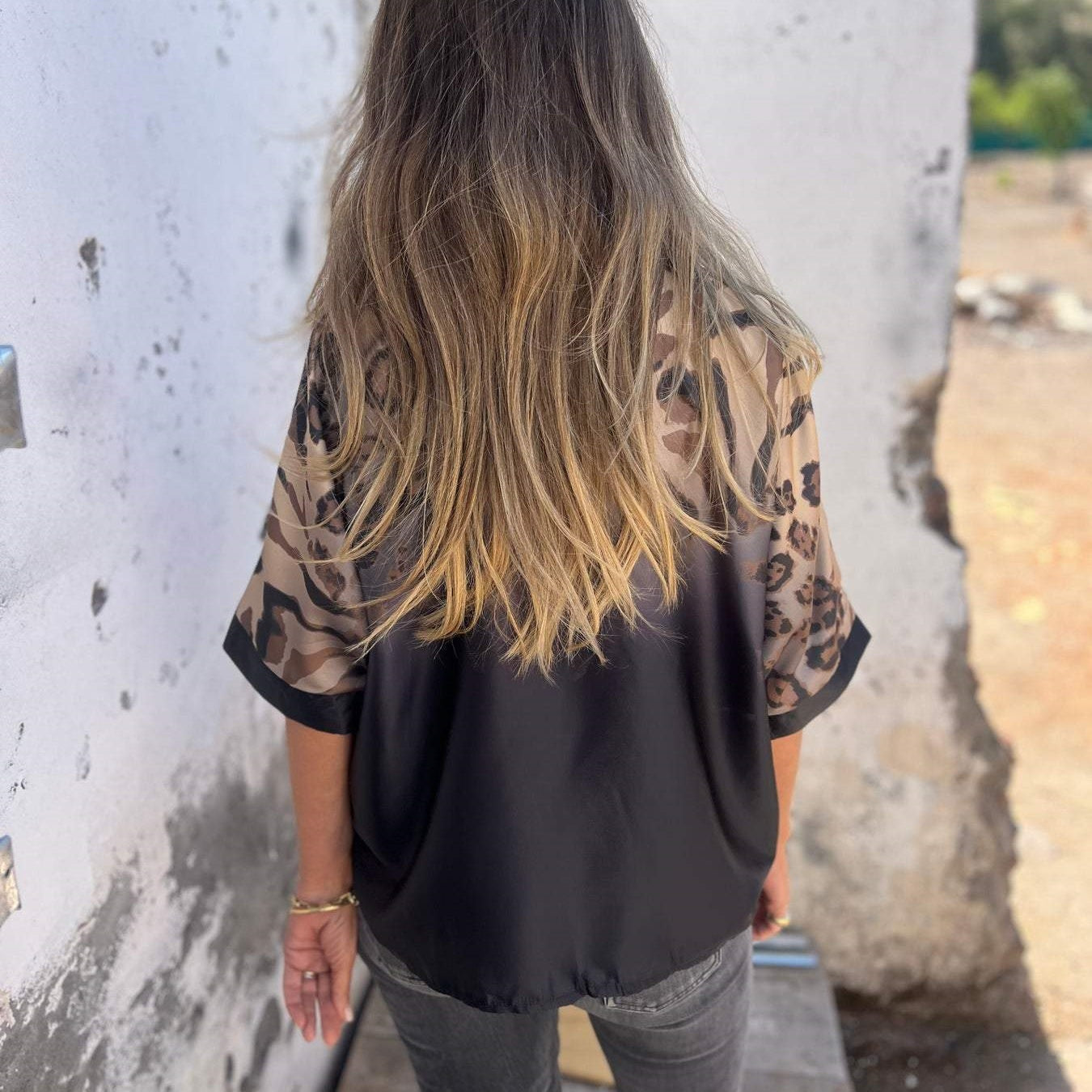 Marthe™ - Women's Leopard Button-Down Shirt
