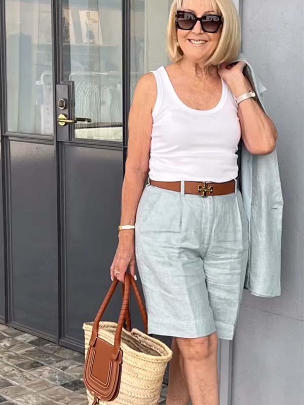 Bianca - Ensemble Chic avec Veste Fleurie et Short