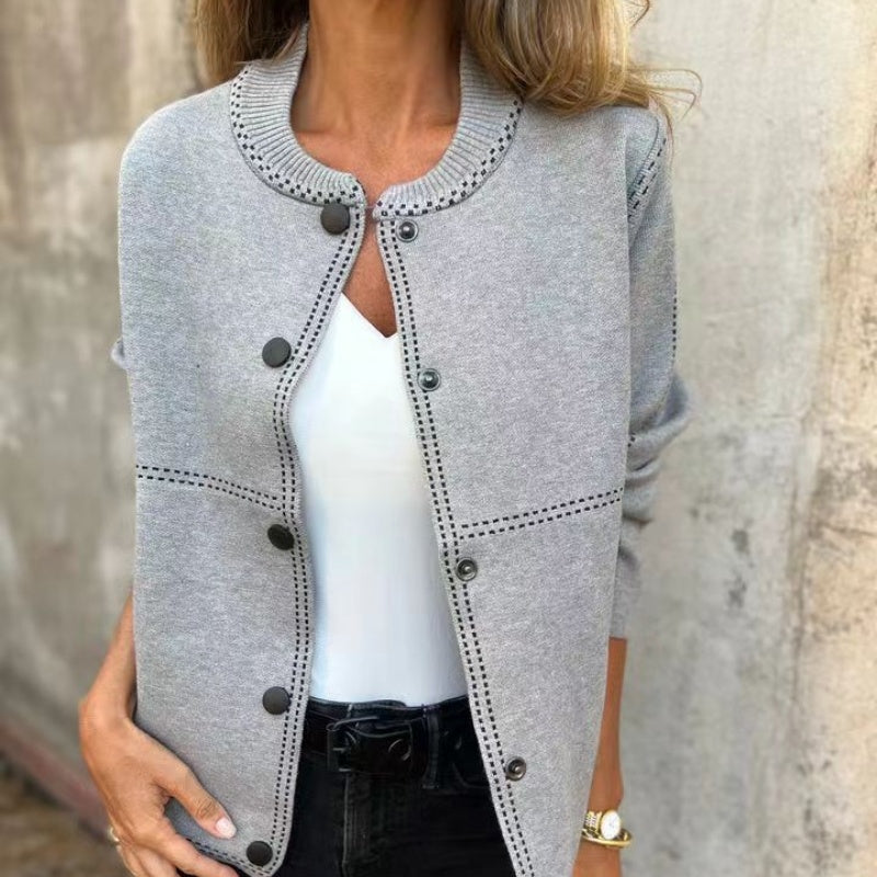 Bea - Cardigan Femme avec Fermeture à Boutons