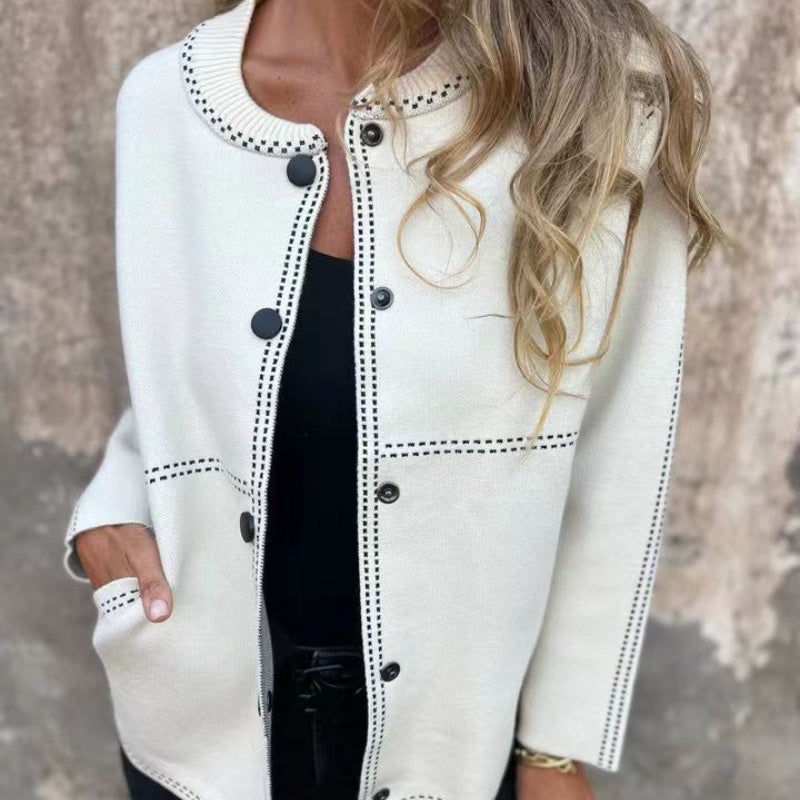 Bea - Cardigan Femme avec Fermeture à Boutons