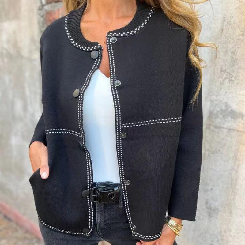 Bea - Cardigan Femme avec Fermeture à Boutons