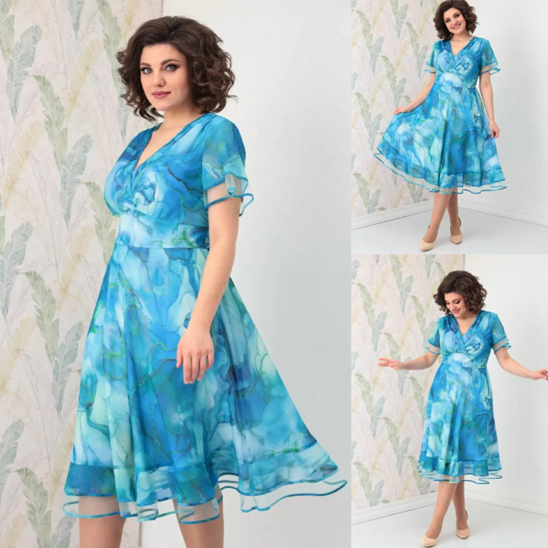 Dana - Robe midi aérienne pour femmes