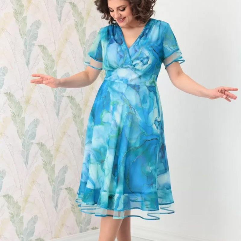 Dana - Robe midi aérienne pour femmes