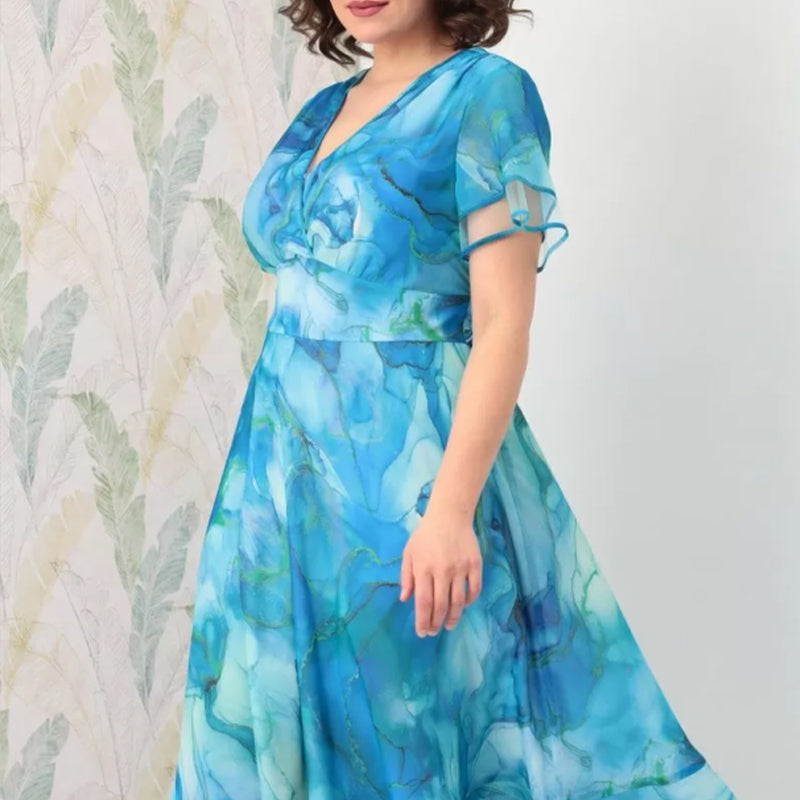 Dana - Robe midi aérienne pour femmes