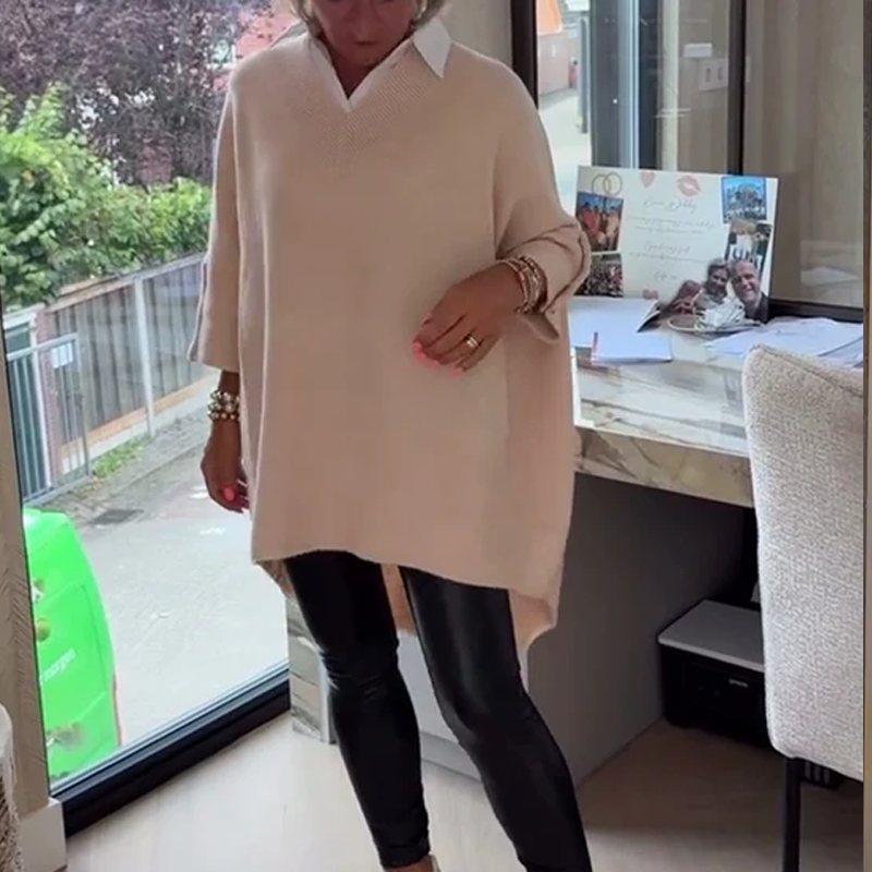 Rosavianne - Blouse Femme Chic à Col Chemise