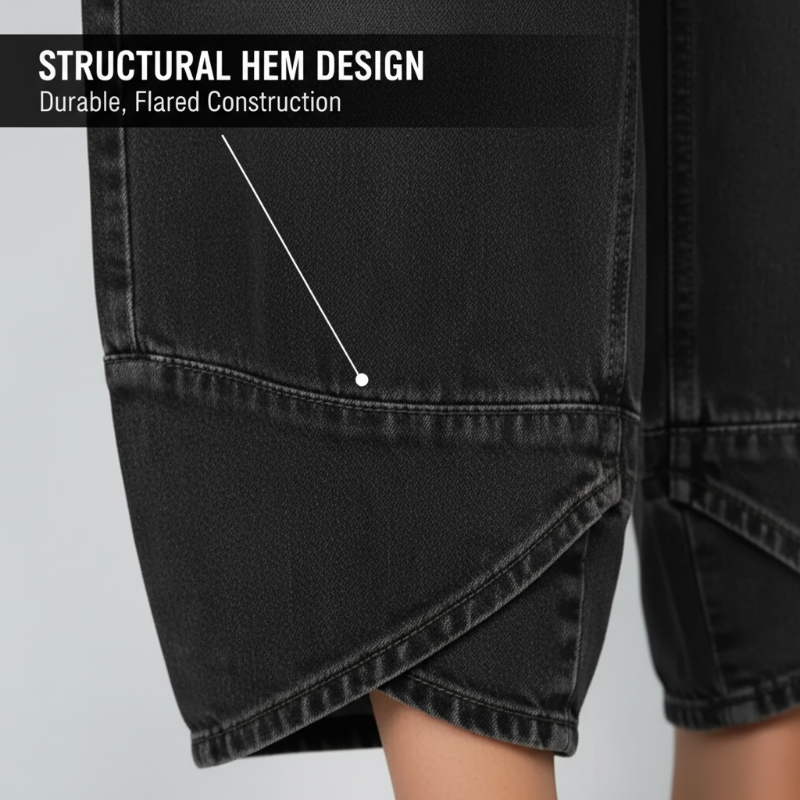 Havina - Women's Modern Wide-Leg Crossover Jeans