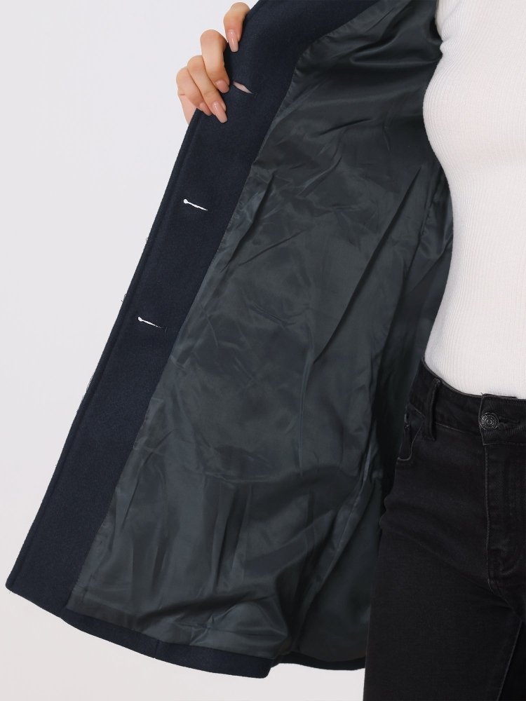 Ceralissea - Manteau d’hiver pour femme à un bouton