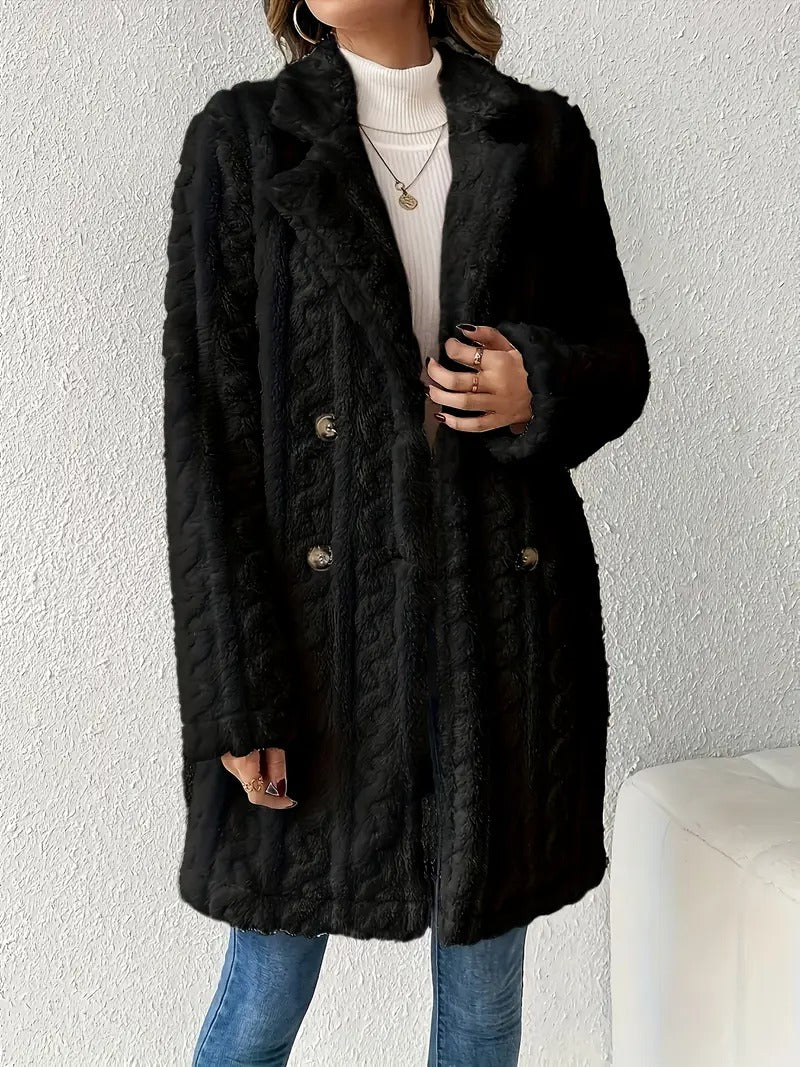 Léa - Women's faux fur coat