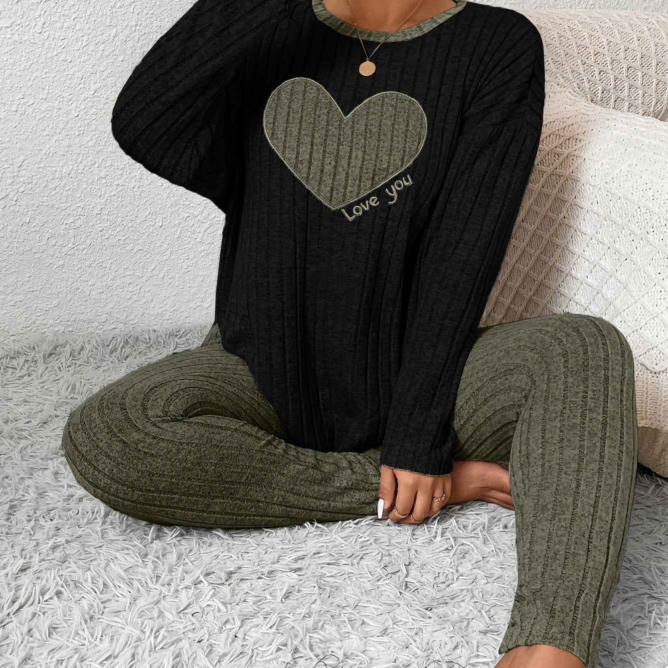 Javelle - Comfort Relax Heart Loungewear Set 