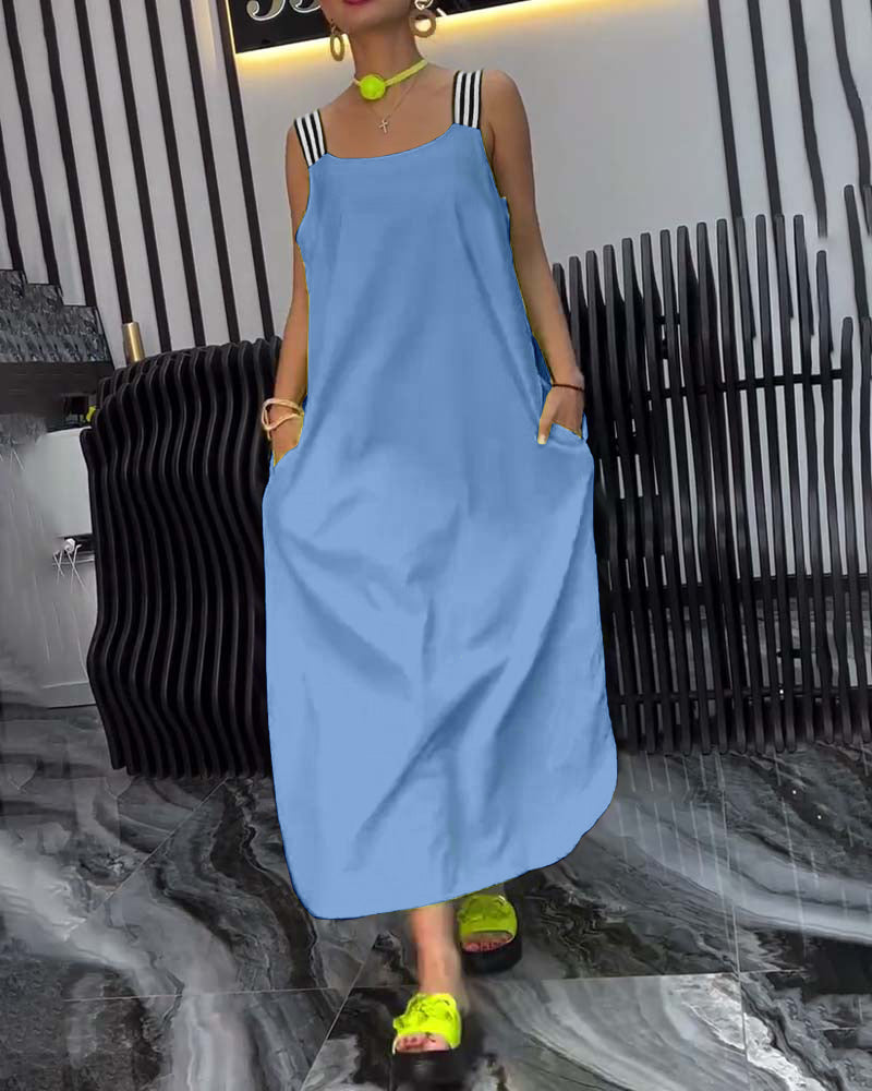 Nyelle - Robe bretelles séparées lâche