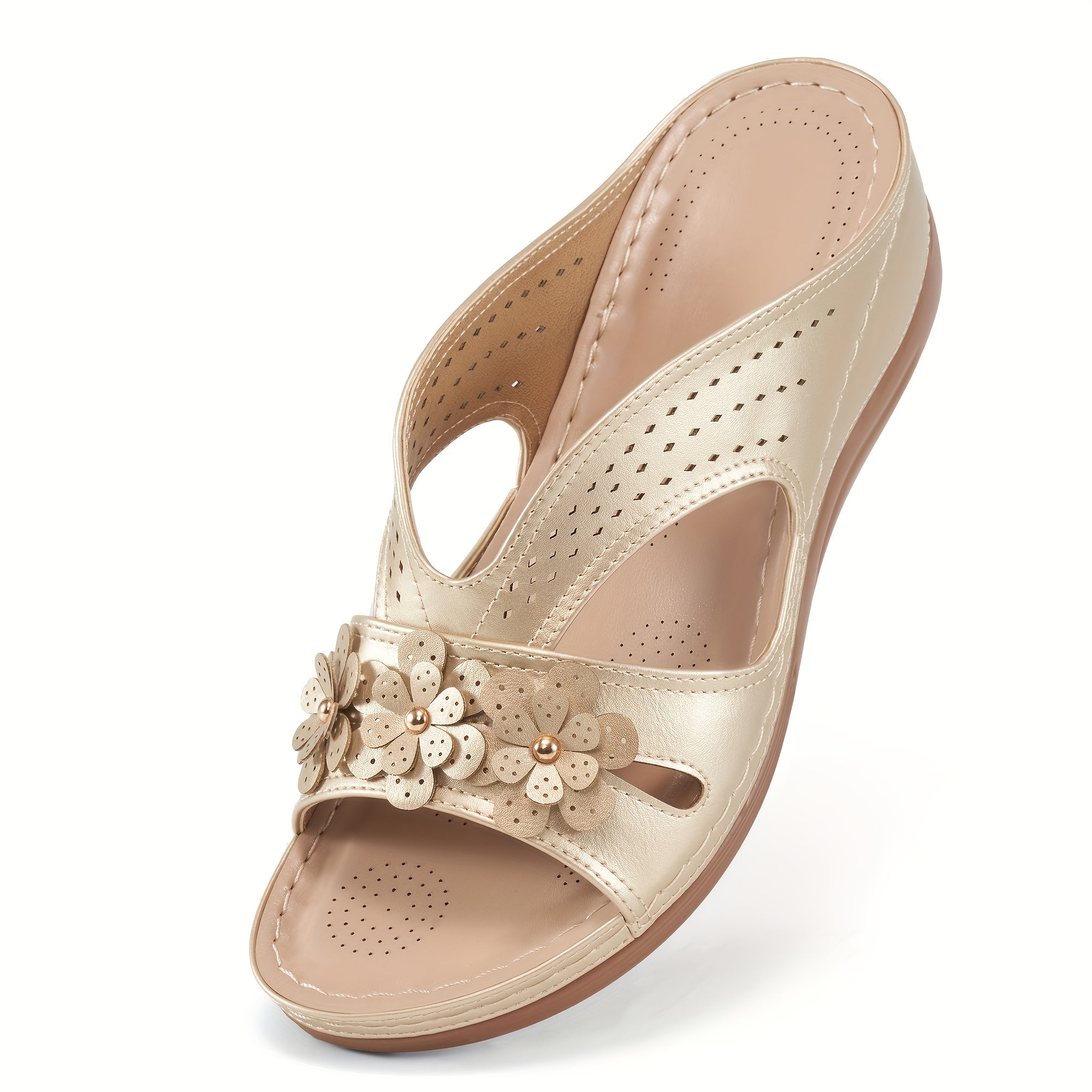 Norabel™ - Sandales à Talon Compensé Confort Orthopédique – Stabilité, Légèreté et Posture Naturelle