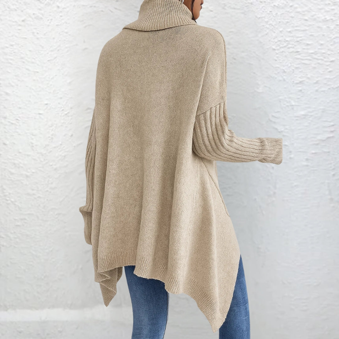 Helivienne - Soft Turtleneck Sweater