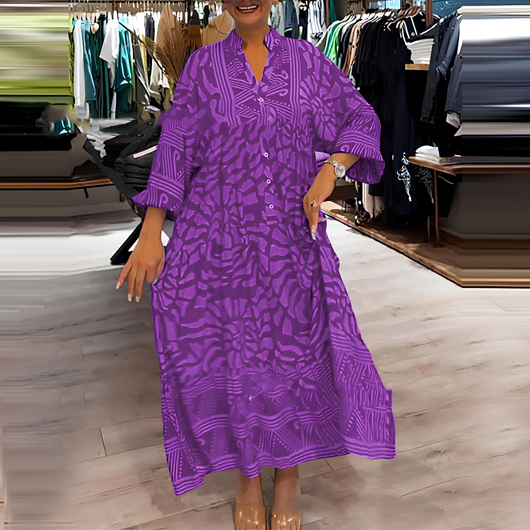 Inga™ - Robe Maxi Colorée et Aérée