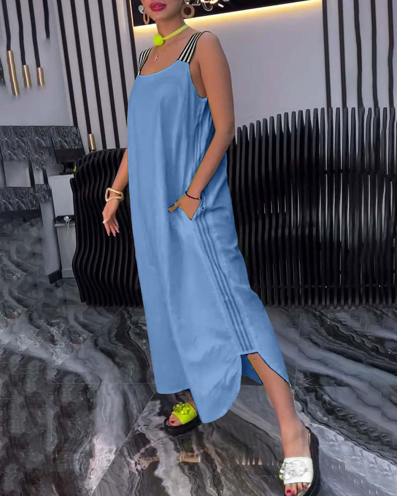 Nyelle - Robe bretelles séparées lâche