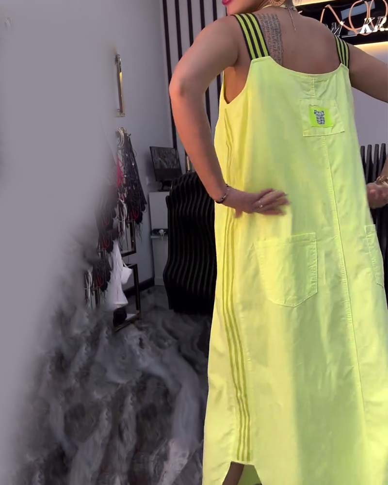 Nyelle - Robe bretelles séparées lâche