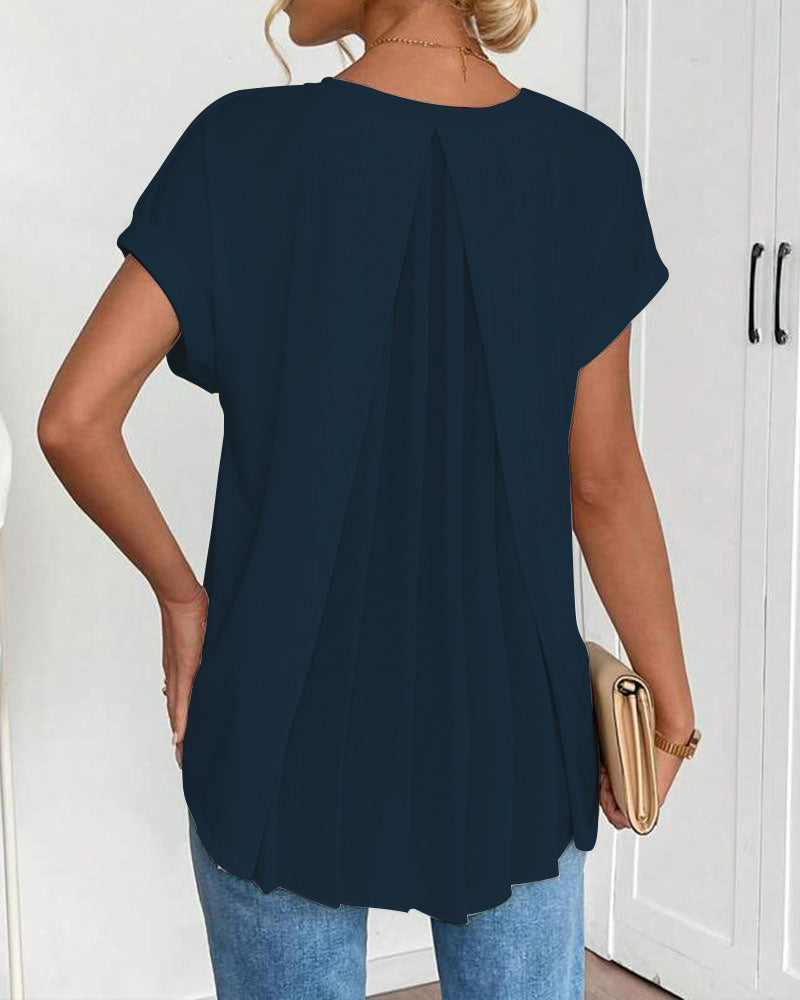 Estella™ - T-shirt à manches courtes unisexe avec patchwork