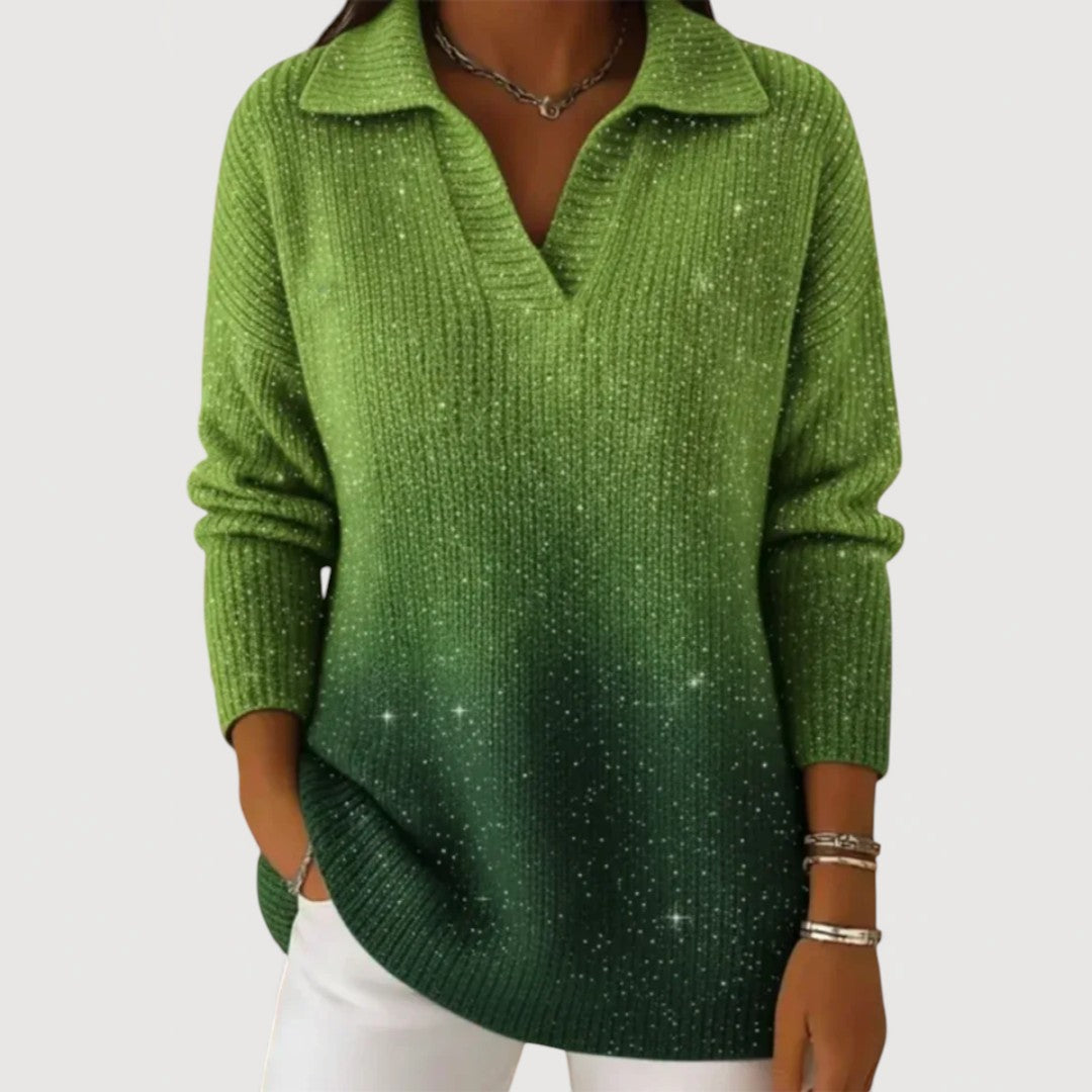 Eliravelle – Elegant and Casual Sequined Knit Sweater