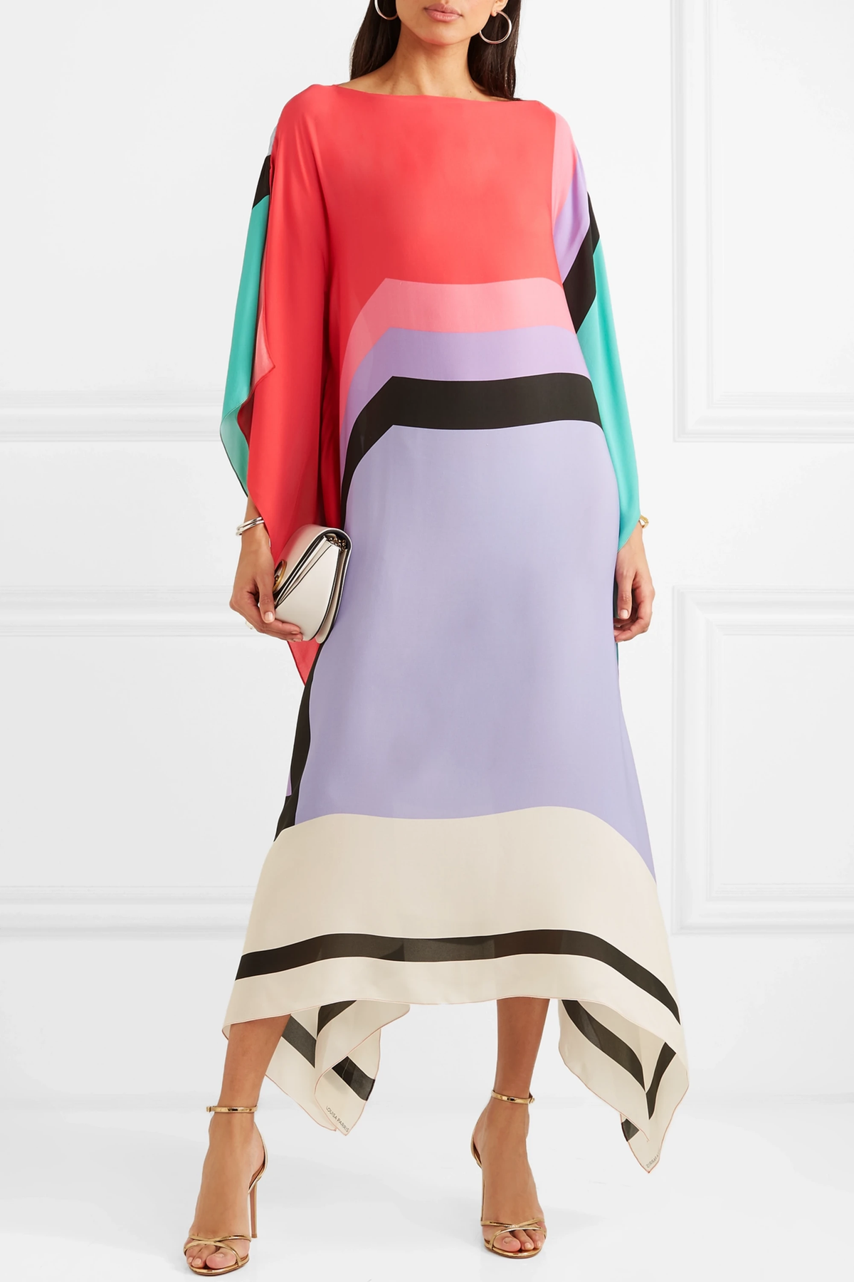 Rayna™ - Elegant Geometric Print Caftan 