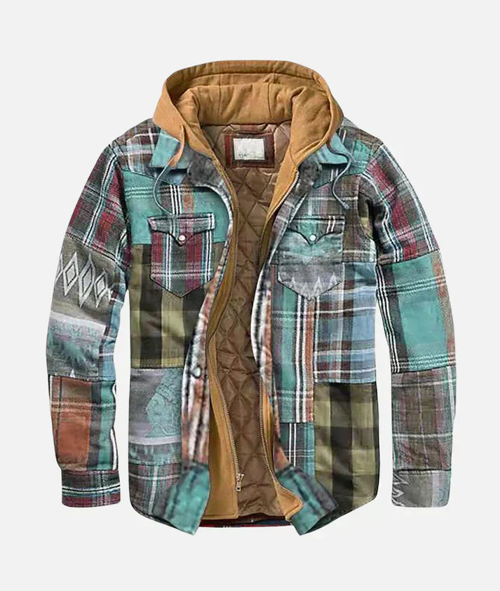 Alain™ – Veste patchwork à carreaux