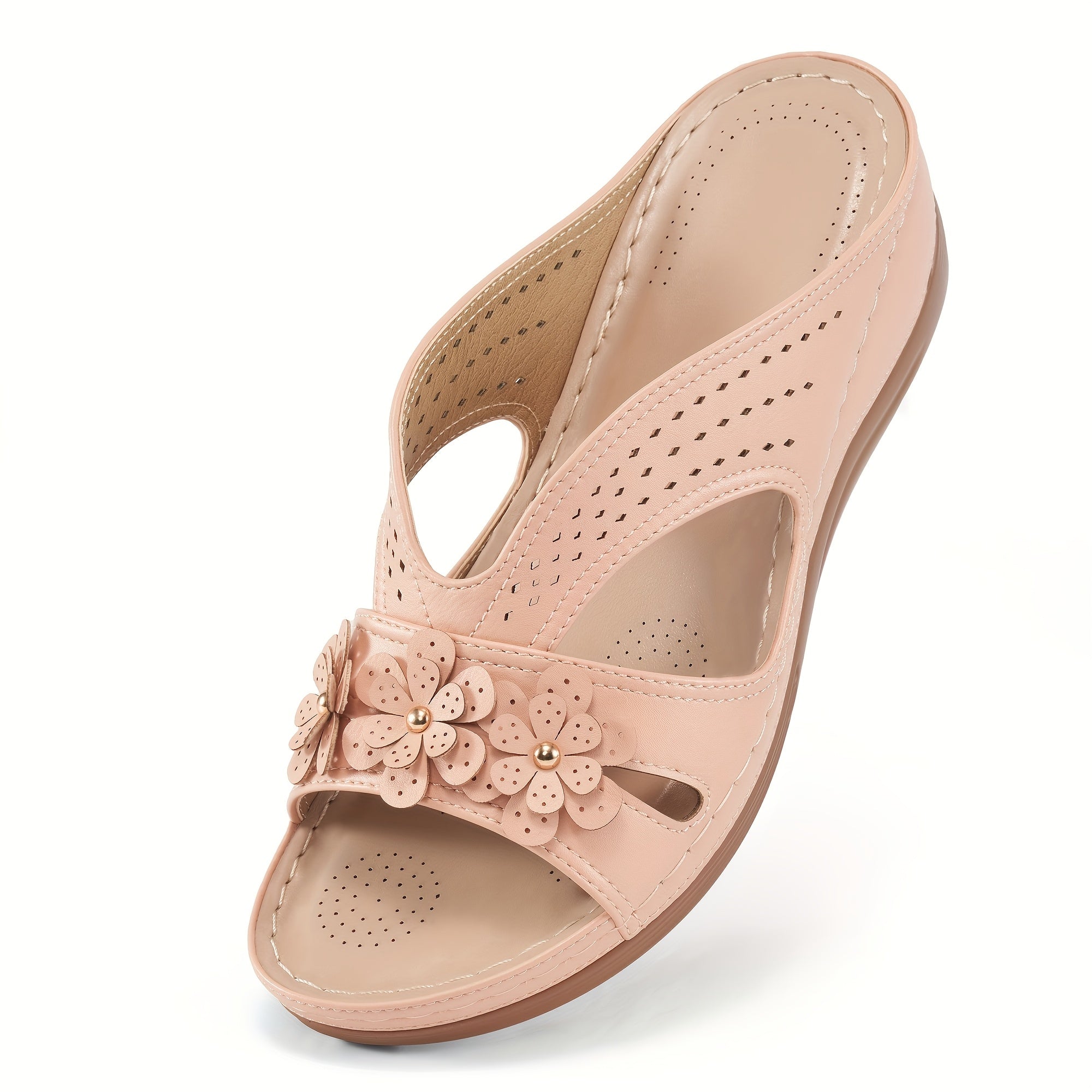 Norabel™ - Sandales à Talon Compensé Confort Orthopédique – Stabilité, Légèreté et Posture Naturelle