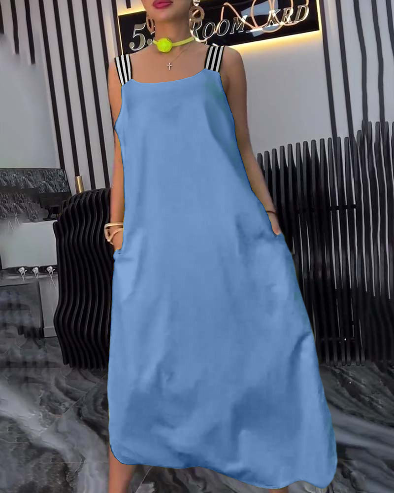 Nyelle - Robe bretelles séparées lâche