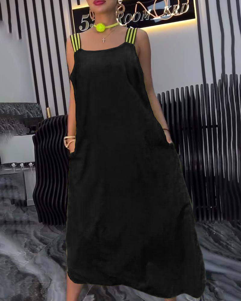 Nyelle - Robe bretelles séparées lâche