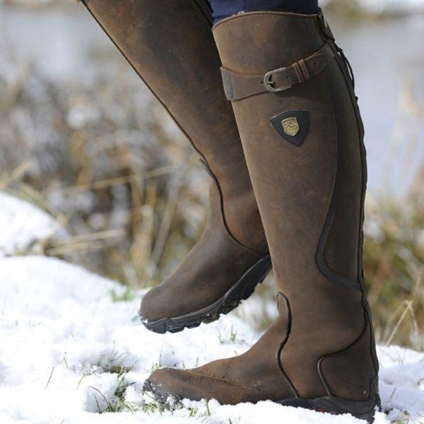 Averlina - Waterproof Leather Riding Boots