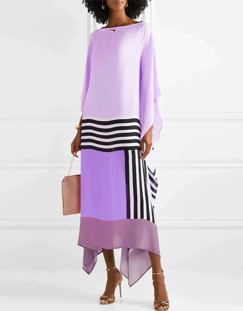 Rayna™ - Elegant Geometric Print Caftan 