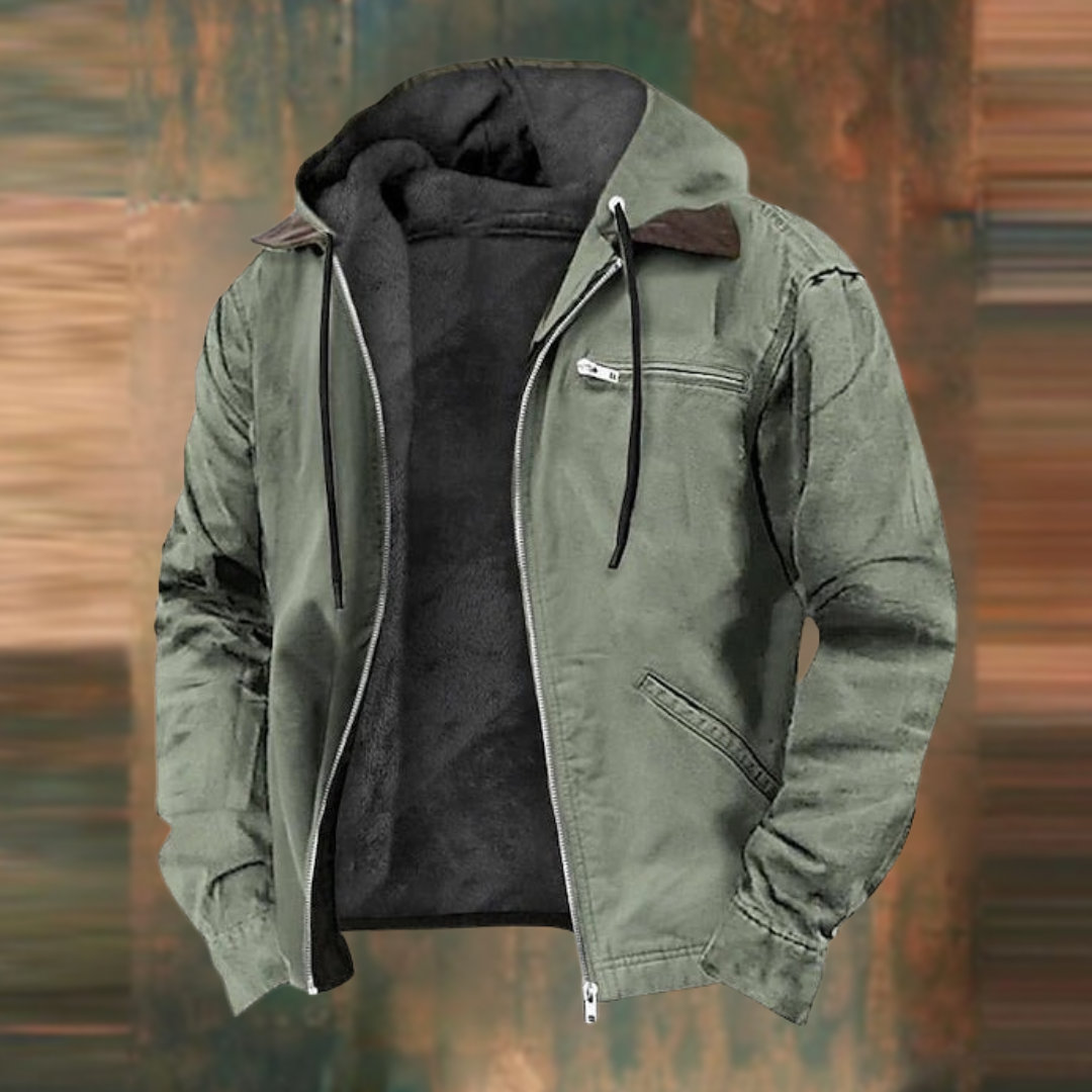Philip - Men's Warm Hooded Jacket