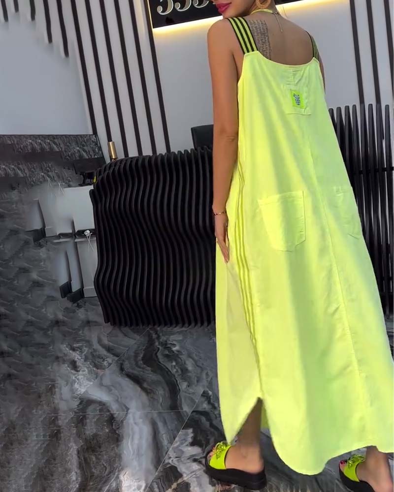 Nyelle - Robe bretelles séparées lâche