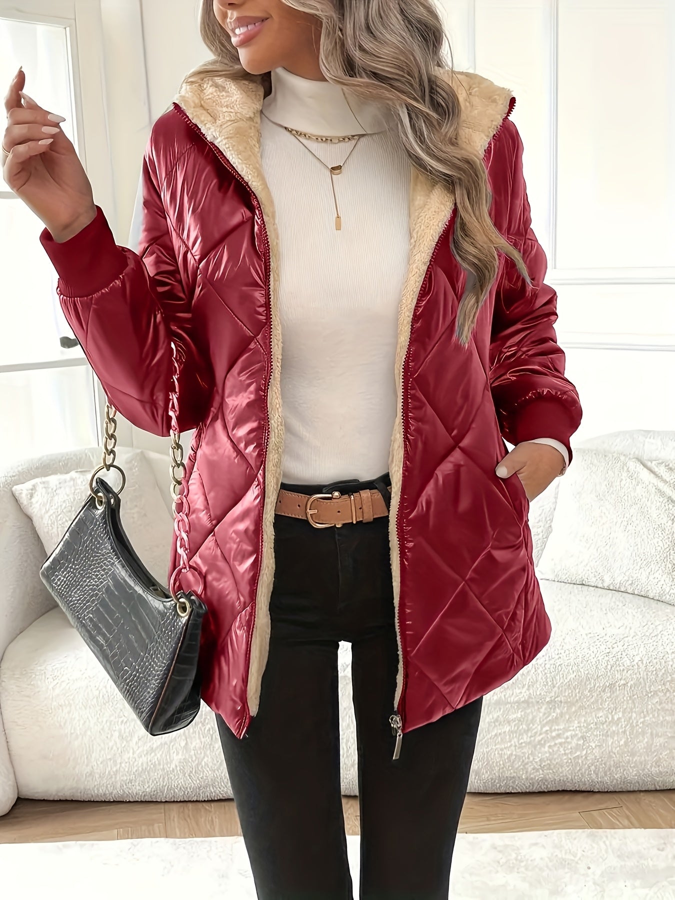 Selinelle - Veste d’Hiver Confort et Élégance