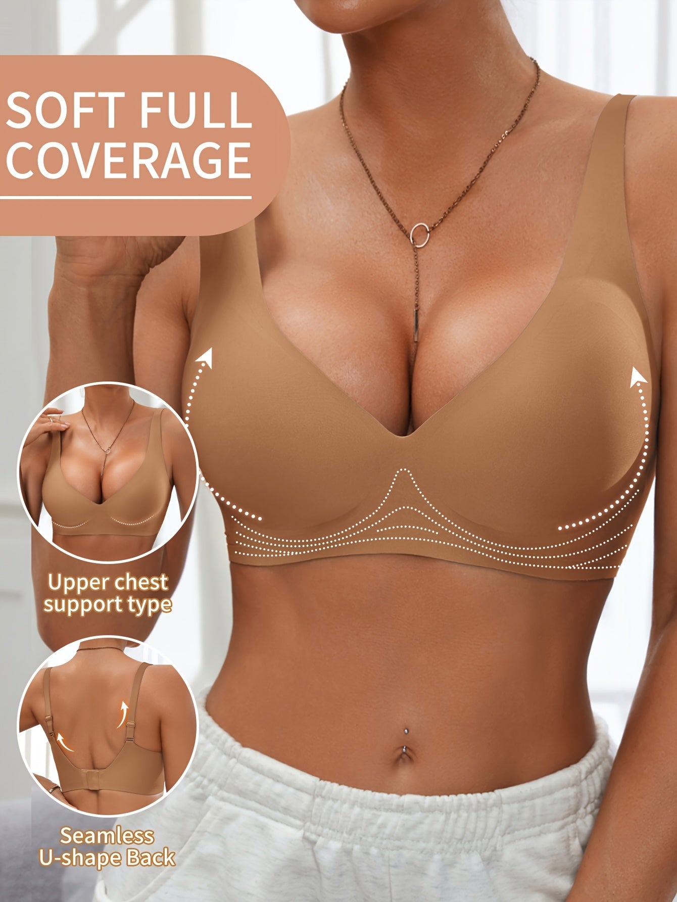 Isendra - High Coverage Comfort Push-Up Bra 