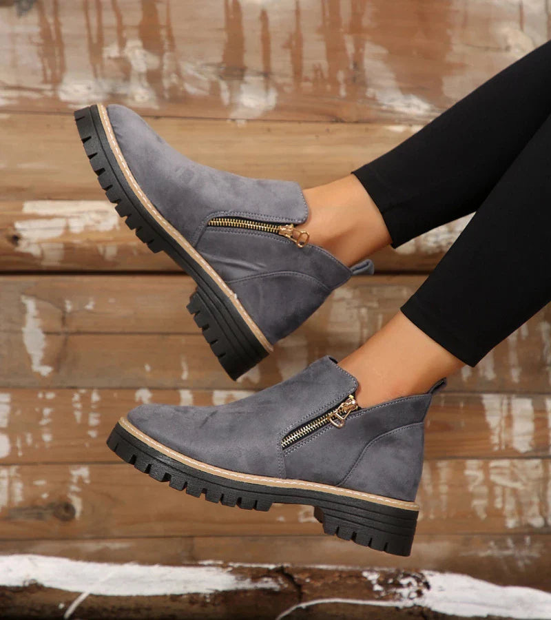 Heliviane™ - Comfortable orthopedic ankle boots for women with wedge sole 