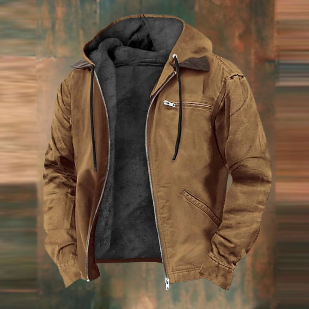 Philip - Men's Warm Hooded Jacket