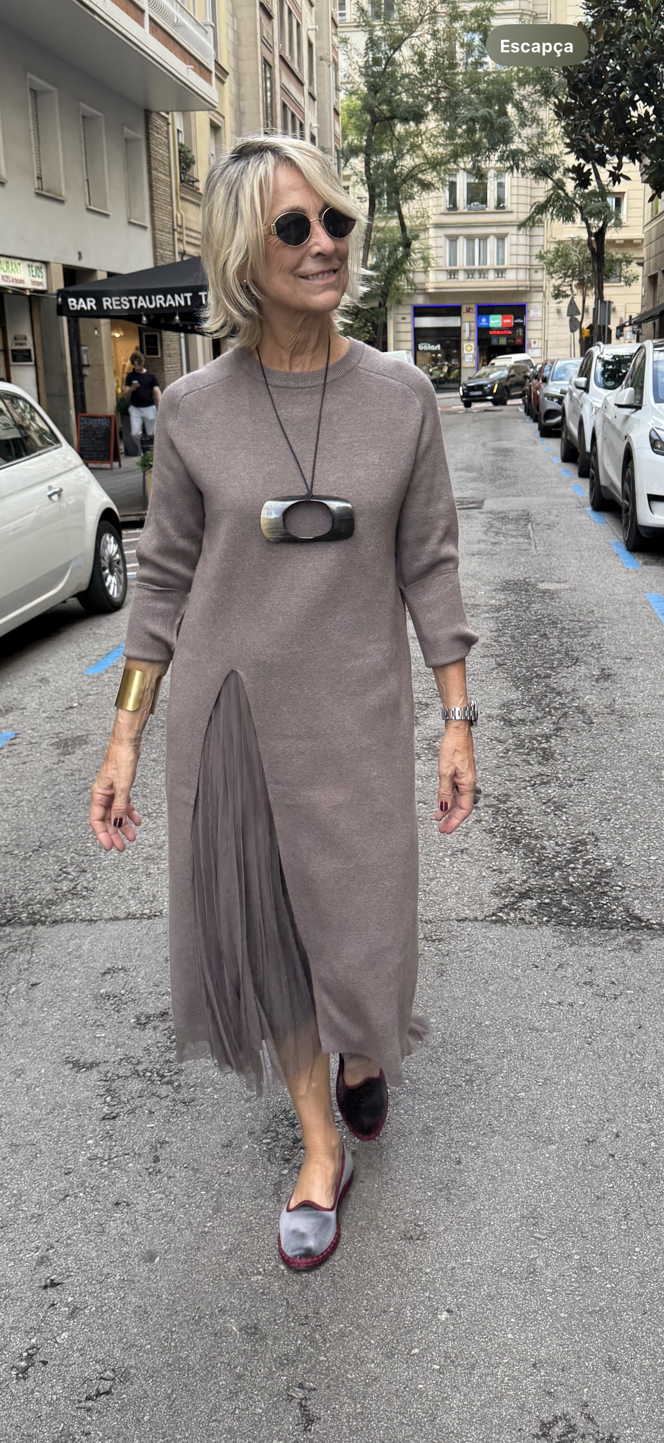 Gwenirra - Robe Tulle Tricotée Élégante