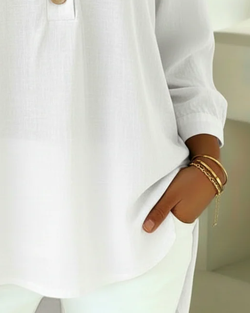 Belyra - Elegant Blouse in Cotton and Linen 