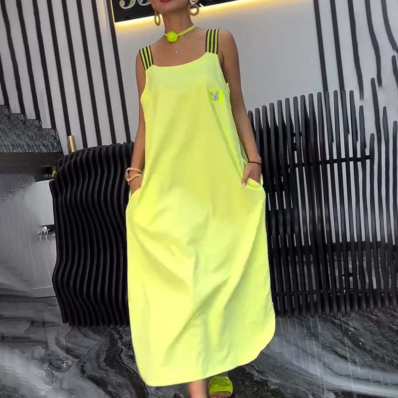 Nyelle - Robe bretelles séparées lâche