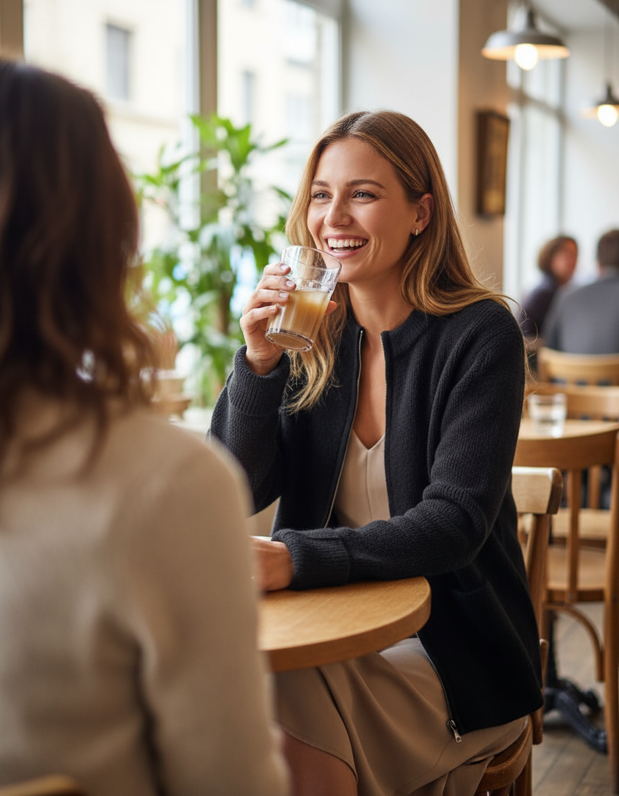 Faylora - Gilet Décontracté En Tricot Léger Pour L’Automne