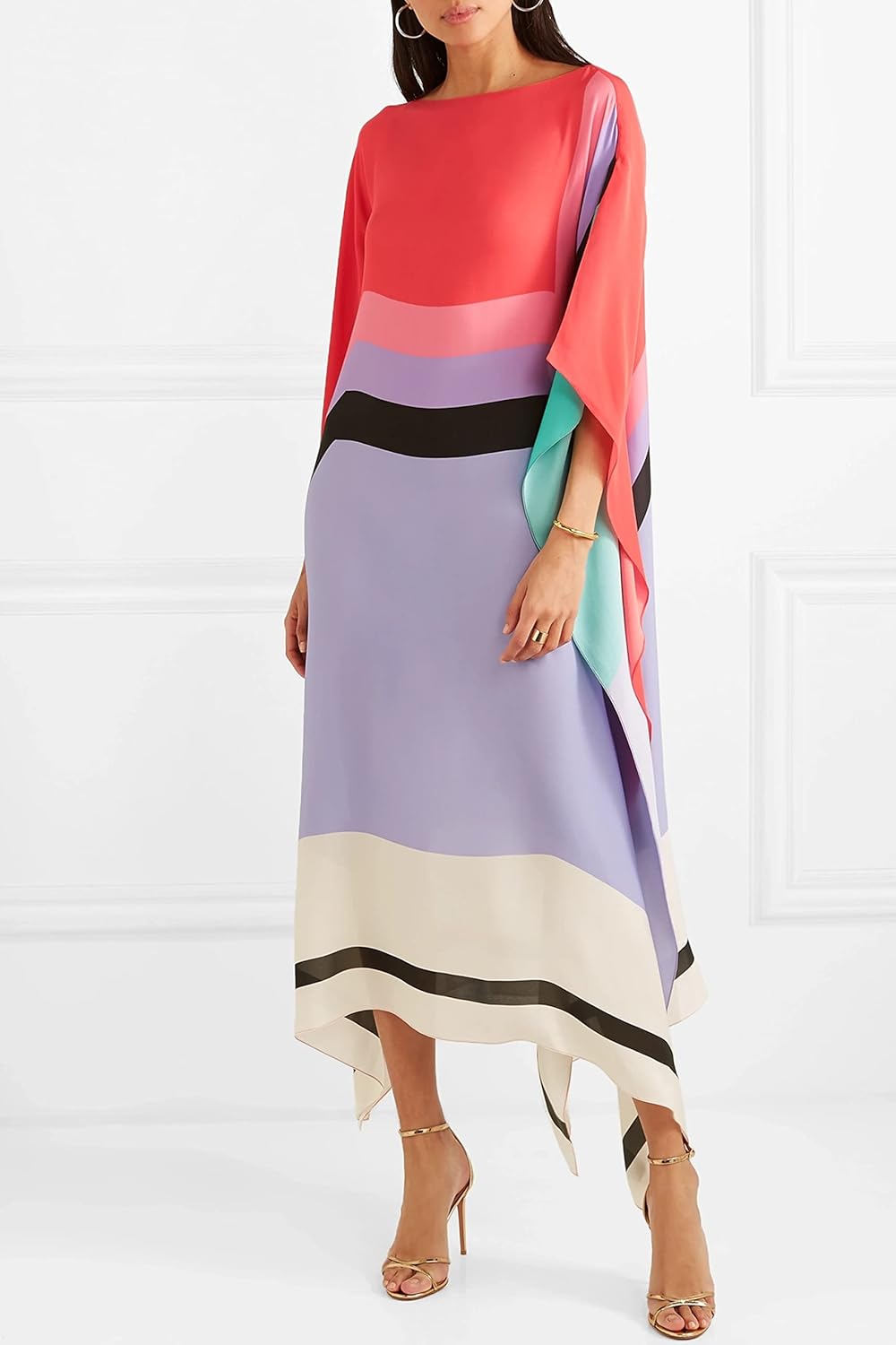 Rayna™ - Elegant Geometric Print Caftan 