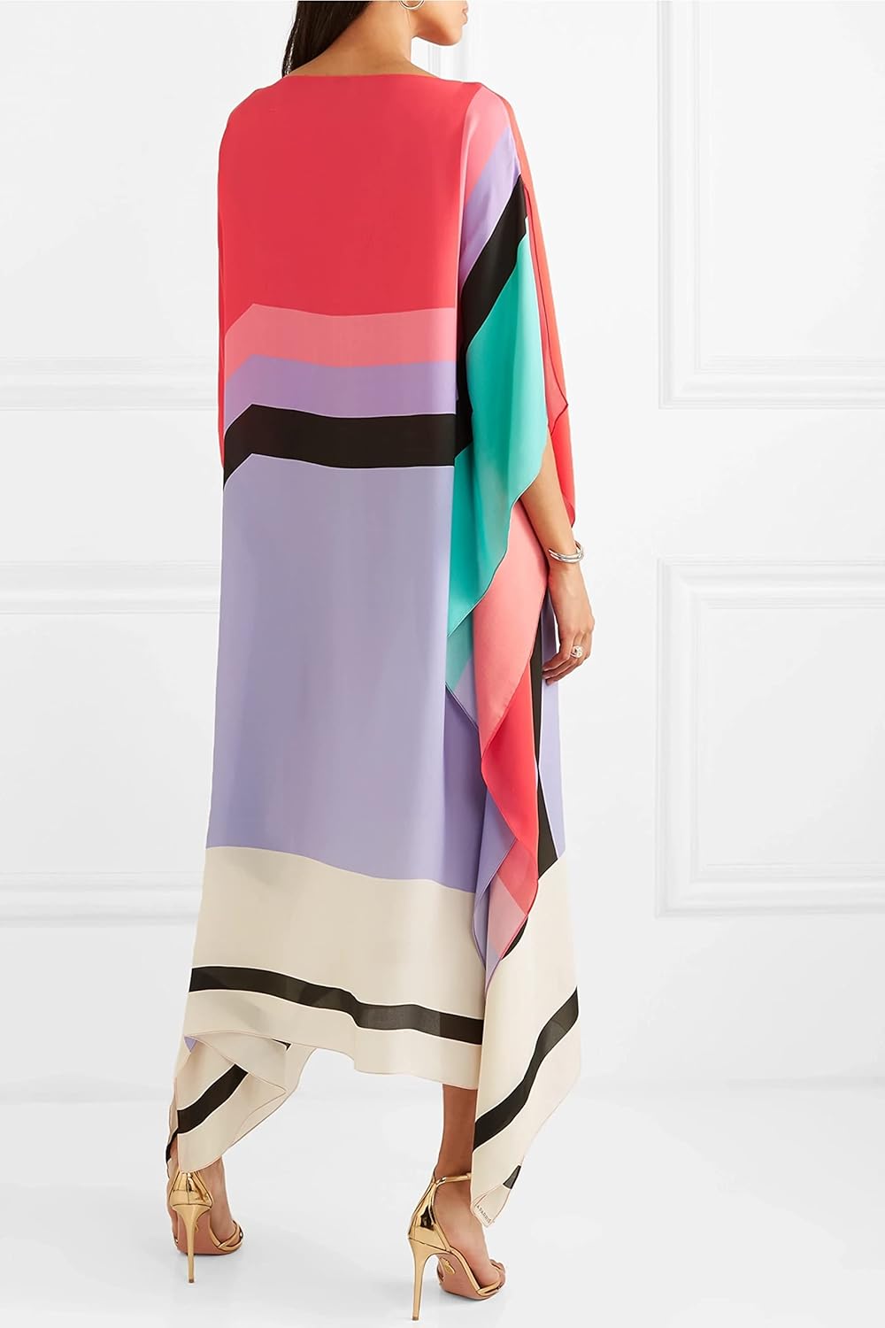 Rayna™ - Elegant Geometric Print Caftan 