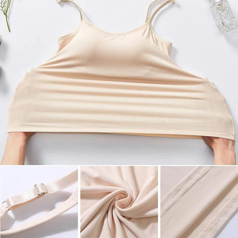 Noura™ - Camisole avec soutien-gorge intégré et coussin