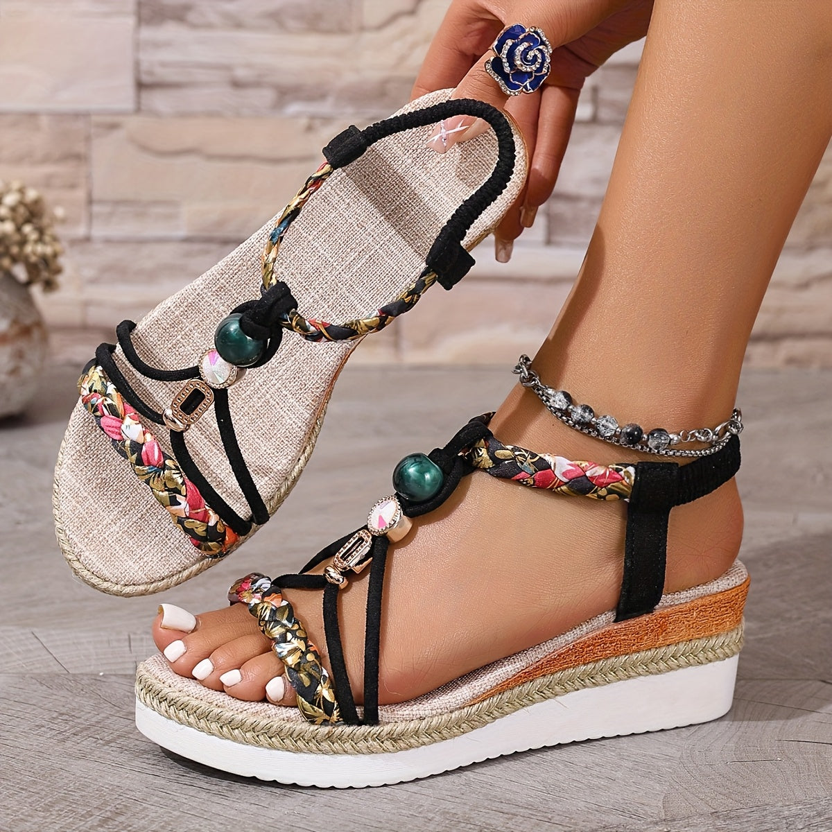 Ivelisse™ - Comfortable wedge sandals 