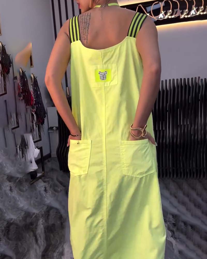 Nyelle - Robe bretelles séparées lâche